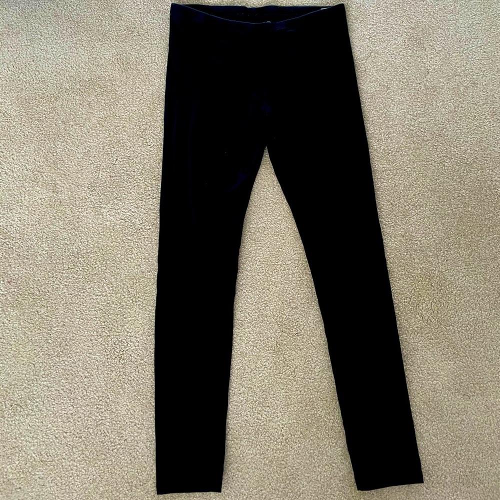 Black cotton leggings